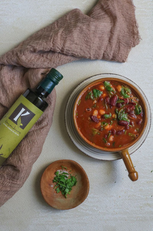 Braised Legumes & Chard Chowder