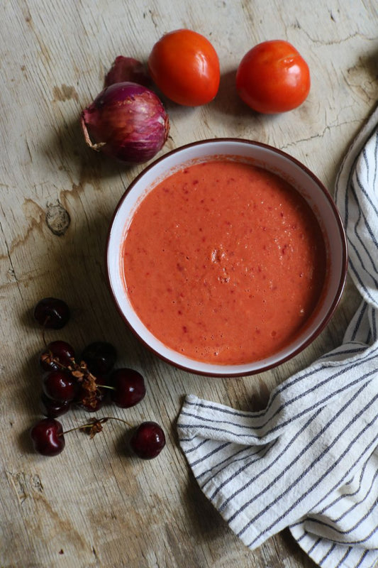 Cherry and Vegetable Gazpacho