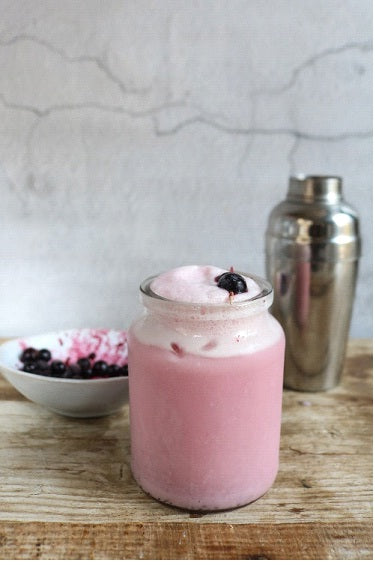 Virgin Blueberry Sour with Olive Oil
