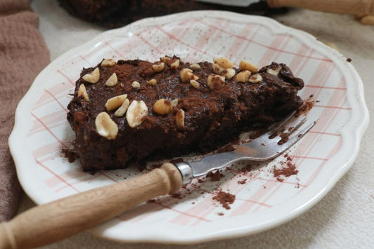 No Bake Chocolate Cake with Olive Oil