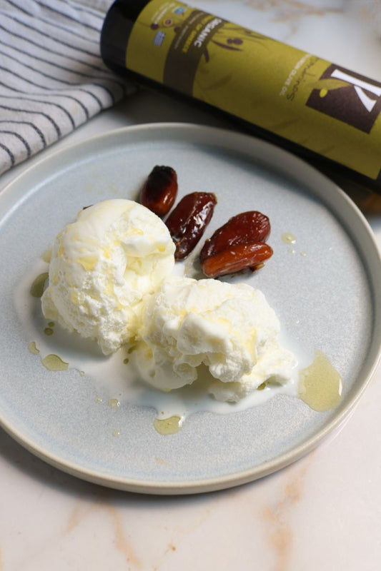 Seared Dates with Vanilla Ice Cream