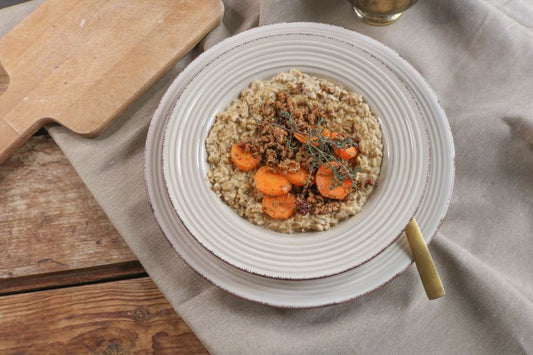 Sunflower Seed Beef Risotto