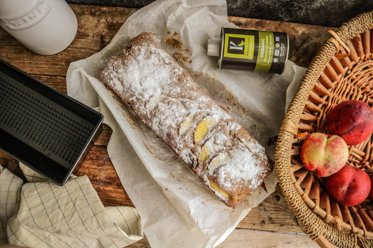 Peach Olive Oil Cake