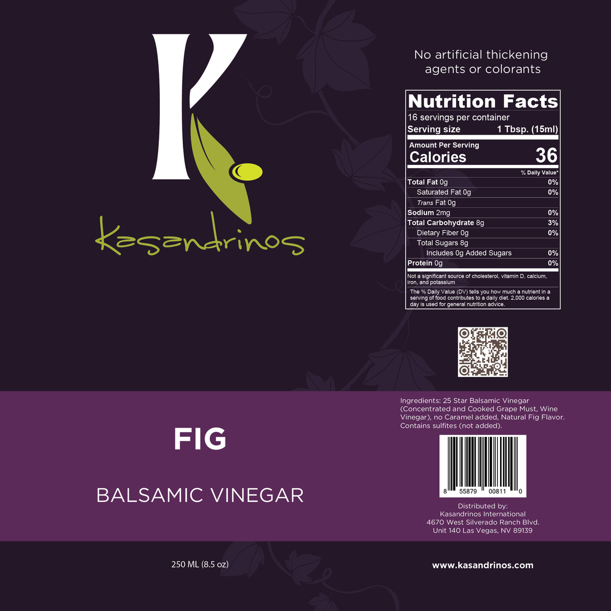 Fig Balsamic Vinegar - 250ml